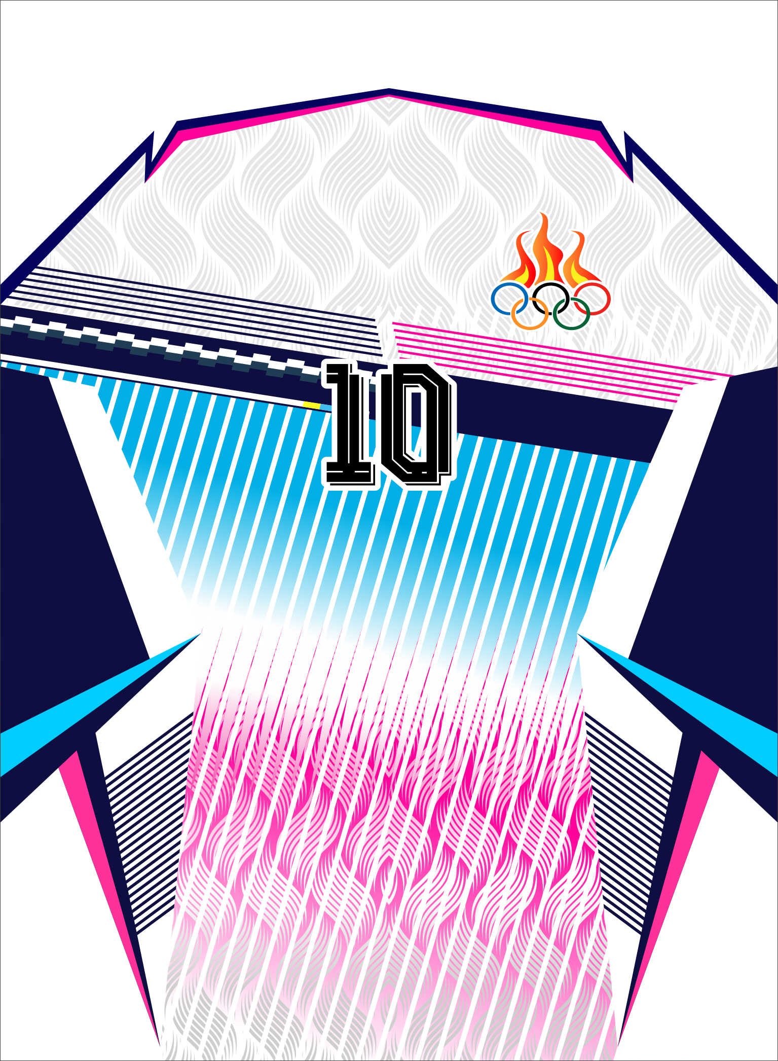 JERSEY PATTERN BLUE